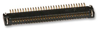 MOLEX 55909-0674 Mezzanine Connector, Vertical, Plug, 0.4 mm, 2 Rows, 60 Contacts, Surface Mount, Brass