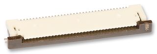 MOLEX 54104-3596 FFC / FPC Board Connector, ZIF, 0.5 mm, 35 Contacts, Easy-On 54104 Series, Solder, Top, 1 Row