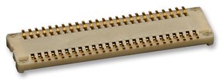 MOLEX 500027-5002 Mezzanine Connector, Header, 0.4 mm, 2 Rows, 50 Contacts, Surface Mount, Copper Alloy
