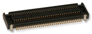 MOLEX 543630778 Mezzanine Connector, Receptacle, 0.5 mm, 2 Rows, 70 Contacts, Surface Mount, Copper Alloy