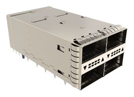AMPHENOL COMMUNICATIONS SOLUTIONS FS1K3820ZA40 Pluggable I/O Connector, QSFP, 38 Contacts, 1 x 1 (Port), Surface Mount Straight