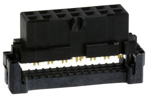 AMP - TE CONNECTIVITY 1-111623-9 IDC Connector, IDC Receptacle, Female, 2 mm, 2 Row, 14 Contacts, Cable Mount