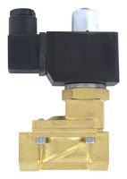 DWYER SSV-B7N2 Solenoid Valve, 1-1/4" FNPT, 2 Way/Open, 7.3 to 116 psi, 0 to 65°C, 220 VAC, SSV-B Series
