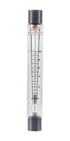 DWYER VFC-123-EC Air Flowmeter, 10 to 100 SCFM, 1" FNPT, 100psi, 2% Accuracy, In-Line End, Visi-Float VFC II Series