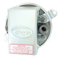 DWYER 1910-0 Pressure Switch, 1/8" FNPT, 0.15 Inch-H2O, 0.5 Inch-H2O, SPDT, Flange, Screw