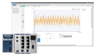 NI / EMERSON 866576-04 Vehicle Strain and Load Bundle, 4 Slot C-Series Chassis 9174, USB, XNET, Bridge 8 Channel