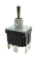 MULTICOMP PRO MP1HAD4T1B1M1N1S-5 Toggle Switch, Sealed, (On)-Off-(On), DPDT, Non Illuminated, MP Toggle Switches DPDT, Panel Mount