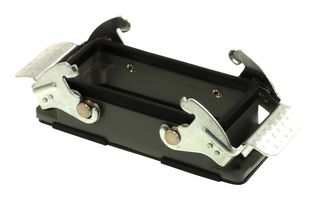 MOLEX 93601-2577 Heavy Duty Connector, Base, Bulkhead Mount, Top Entry, Aluminium Body, 2 Lever, 16B