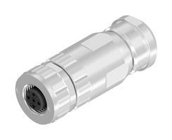AMPHENOL CONEC 43-00114 Sensor Connector, M12, Female, 5 Positions, Screw Socket, Straight Cable Mount