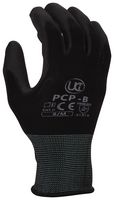 UCI G/PCP-B/08 Gloves, Seamless Knit Cuff, PET (Polyester), Black, M