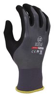 UCI G/TYPHAN-NX8/10 Safety Gloves, Steel Core, Fibre, Oil Grip, Grey, XL, Typhan NX8 Series