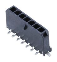 MOLEX 43650-0724. Pin Header, Wire-to-Board, 3 mm, 1 Rows, 7 Contacts, Surface Mount Straight