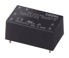 COSEL TUHS5F15 AC/DC PCB Mount Power Supply (PSU), ITE, 1 Output, 5.1 W, 15 V, 340 mA