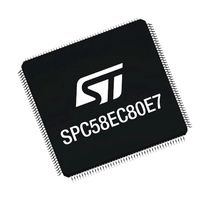 STMICROELECTRONICS SPC58EC80E7QMC1X 32 Bit Microcontroller, SPC5 Family SPC58ECx Series Microcontrollers, e200z4d, 32 bit, 180 MHz