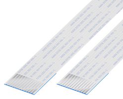 GCT 10-12-A-0076-C-4-08-4-T FFC / FPC Cable, 12 Core, 1 mm, Same Sided Contacts, 3 ", 76 mm, White