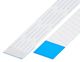 GCT 10-14-D-0050-C-4-08-4-T FFC / FPC Cable, 14 Core, 1 mm, Opposite Sided Contacts, 2 ", 50 mm, White