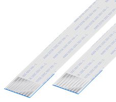 GCT 10-09-A-0101-C-4-08-4-T FFC / FPC Cable, 9 Core, 1 mm, Same Sided Contacts, 4 ", 101 mm, White