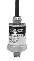 NOSHOK 653-3000-1-1-2-36 Pressure Transmitter, Gauge, NPT Male, 0 psi, 3000 psi, 1/4", Cable