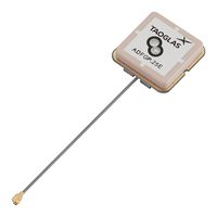 TAOGLAS ALPDF254.07.0100C RF Antenna, 1.525 to 1.559GHz, GNSS / L-Band, 1dBi, 50 ohm, UFL / MHF1 / I-Pex Connector