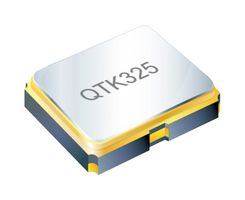 TXC QTK325-32.768KBE-T Oscillator, 32.768kHz, CMOS, SMD, 3.2mm x 2.5mm , 3.3 V, QTK325 Series