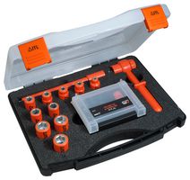 INSULATED TOOLS LTD 03097 Socket Set, 1/4" Drive, 24 Pieces