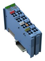 WAGO 750-485 Analog Input Module, 2 Channel, 5 VDC, 4 to 20 mA, Single Ended, IP20, 12bit, 750 Series
