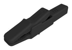 HIRSCHMANN TEST AND MEASUREMENT 932435100 Crocodile Clip, 9.5 mm Jaws Open, 82.5 mm Length, 25 A, 300 V AC/DC, -25 to 80 °C, Black