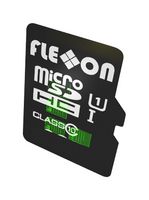 FLEXXON FDMM008GMG-XR00 Flash Memory Card, MicroSDHC Card, 8 GB, UHS-I U1