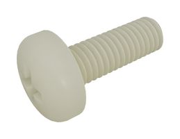 TR FASTENINGS RP0000380826 Screw, Nylon 6.6, Pan Head Phillips, 40mm, M6 x 1