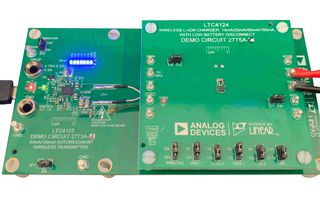 ANALOG DEVICES DC2770A-A-KIT Evaluation Kit, LTC4125EUFD#PBF, LTC4124, Wireless Battery Charger Transmitter, Tx/Rx Demo Board