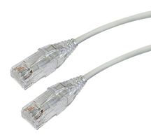VIDEK 2994-15GY Ethernet Cable, LSZH, Cat6, RJ45 Plug to RJ45 Plug, UTP (Unshielded Twisted Pair), Grey, 15 m