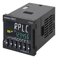 OMRON INDUSTRIAL AUTOMATION H5CC-A11D Digital Timer, Multifunction, 0.001 s to 999999 h, 10 Ranges, 6 Digit, 5A, 24VAC, H5CC Series