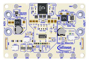 INFINEON TLD5191IVREGEVALTOBO1 Evaluation Board, TLD5191ES, 6V to 35V in, 47V out, 6A, Buck-Boost, Analogue, Digital