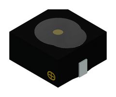 PUI AUDIO SMI-1027-TW-5V-R Transducer, Audio Indicator, 2.7kHz, 4 VDC to 7 VDC, Continuous, 80 dBA, 30mA, SMD