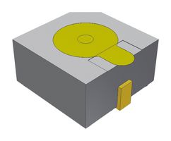 PUI AUDIO SMI-1324-TW-5V-3-R Transducer, Audio Indicator, 2.4kHz, 3 VDC to 8 VDC, Continuous, 88 dBA, 30mA, SMD