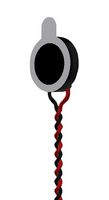 PUI AUDIO AS01508MR-6-LW100-R Speaker, 900-20kHz, 8 ohm, 88dB, 1.8W, Round, SMD