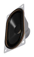 PUI AUDIO AS07108PO-WR-R Speaker, 100 Hz to 20 kHz, 8 ohm, 5 W, 86 dBA, Oval with Rectangular Frame, Panel Mount