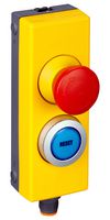 SICK ES11-SC4D8 Safety Command Device, Emergency Stop Pushbutton, 2 NC, 8 Pin M12 Connector Plug