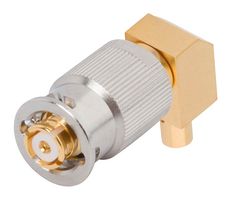 AMPHENOL SV MICROWAVE 1222-60007 RF / Coaxial Connector, SMP Coaxial, Right Angle Jack, Solder, 50 ohm, 0.047" Flexible