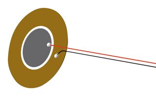 PUI AUDIO AB2734B-LW100-R Piezo Element, Bender, 3.4 kHz, 0.013 µF, 27 mm Diameter, 0.53 mm Height, 1 kohm