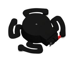 PUI AUDIO ASX10104-SPD-R Exciter, 70Hz to 15kHz, 4 ohm, 105dBA, 30W, Round, Square Frame, Bare Mount