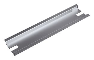 ROSE 10061438 DIN Mounting Rail, DIN Rail, Rose 37.402012 Stainless Steel Enclosure, 390 mm, 7.5 mm, 35 mm