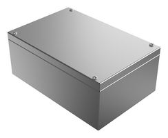 ROSE 37302012 Metal Enclosure, w/Mounting Hole, Industrial, Stainless Steel, 300 mm, 200 mm, 121 mm, IP66