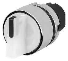 EAO 46-2W28.3CV0.001 Switch Actuator, 2 Position, 30mm, White, EAO 46 Series 22.3mm Illuminated Selector Switches, IP65