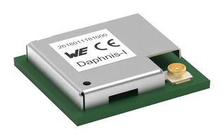 WURTH ELEKTRONIK 2618011181000 WAN Transceiver, 863MHz to 870MHz, 50Kbps, 2V to 3.6V, 24.5mA Tx/6.9mA Rx, -40°C to 85°C, Module-32