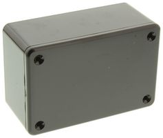 HAMMOND 1591LBK Plastic Enclosure, Flame Retardant, Multipurpose, ABS, 85 mm, 56 mm, 39 mm, IP54