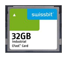 SWISSBIT SFSD032GN1PT1TB-I-6F-06P-SW3 Flash Memory Card, 3D pSLC, MicroSDHC Card, 32 GB, Class 10, UHS-I U1, V30
