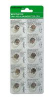 MULTICOMP PRO MP-PEL01226 Battery, 1.5 V, AG3 / LR41, Alkaline, 41 mAh, Pressure Contact, 10