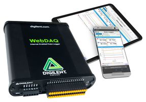 DIGILENT 6069-410-005-1 Data Logger, Thermocouple, 16 Channel, 75 S/s, Ethernet, SD Card, USB, Wi-Fi, LED Indicator