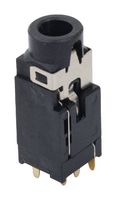 MULTICOMP PRO MP014740 Phone Audio Connector, Top Mount, 6 Contacts, Jack, 3.5 mm, Through Hole Mount
